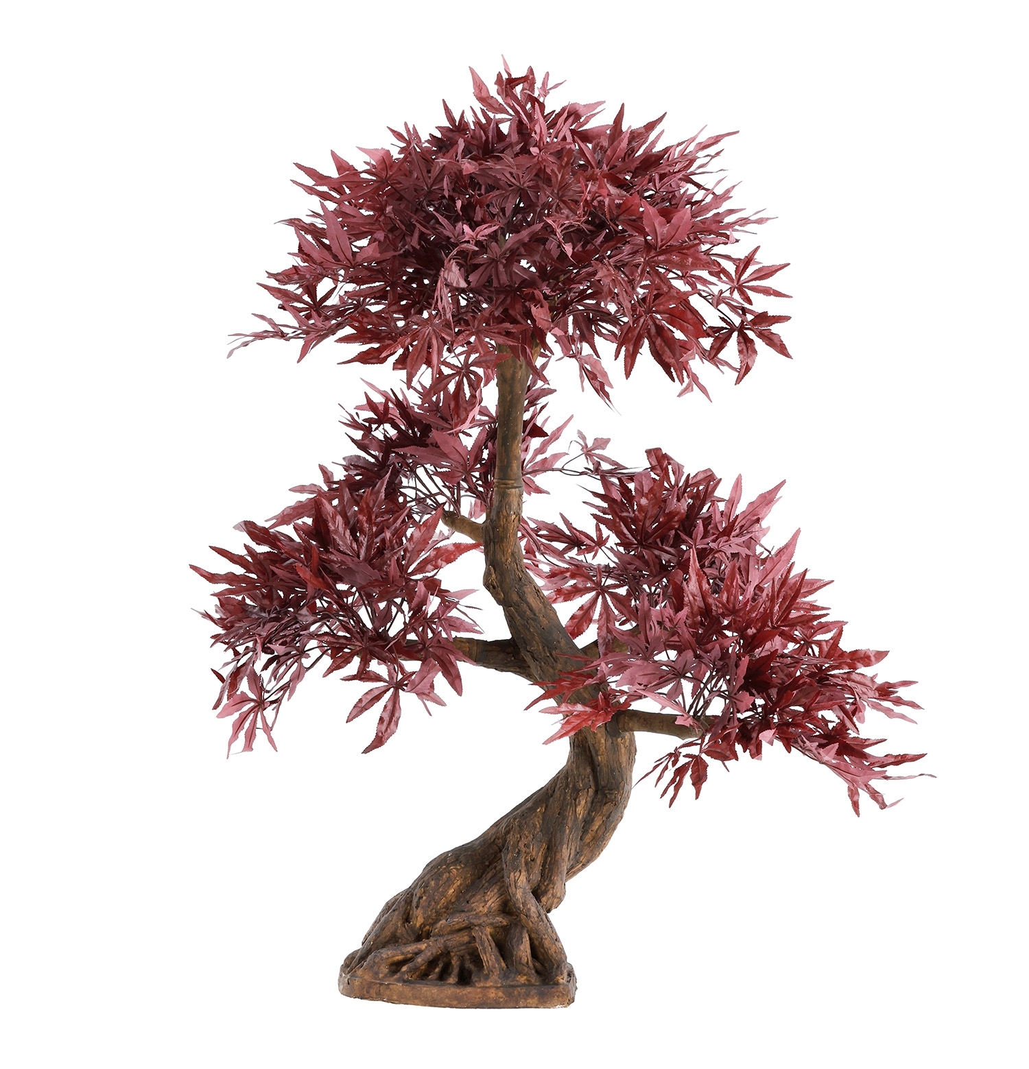 Bonsai Acer Giapponese Deluxe Artificiale 100cm Borgogna