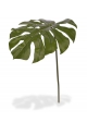 Ramo di foglie artificiali di Monstera 75 cm