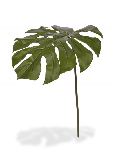 Ramo di foglie artificiali di Monstera 75 cm