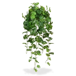Monstera pianta artificiale ricadente 80 cm verde