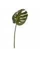 Ramo di foglie artificiali Monstera 60cm verde