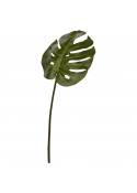 Ramo di foglie artificiali Monstera 60cm verde
