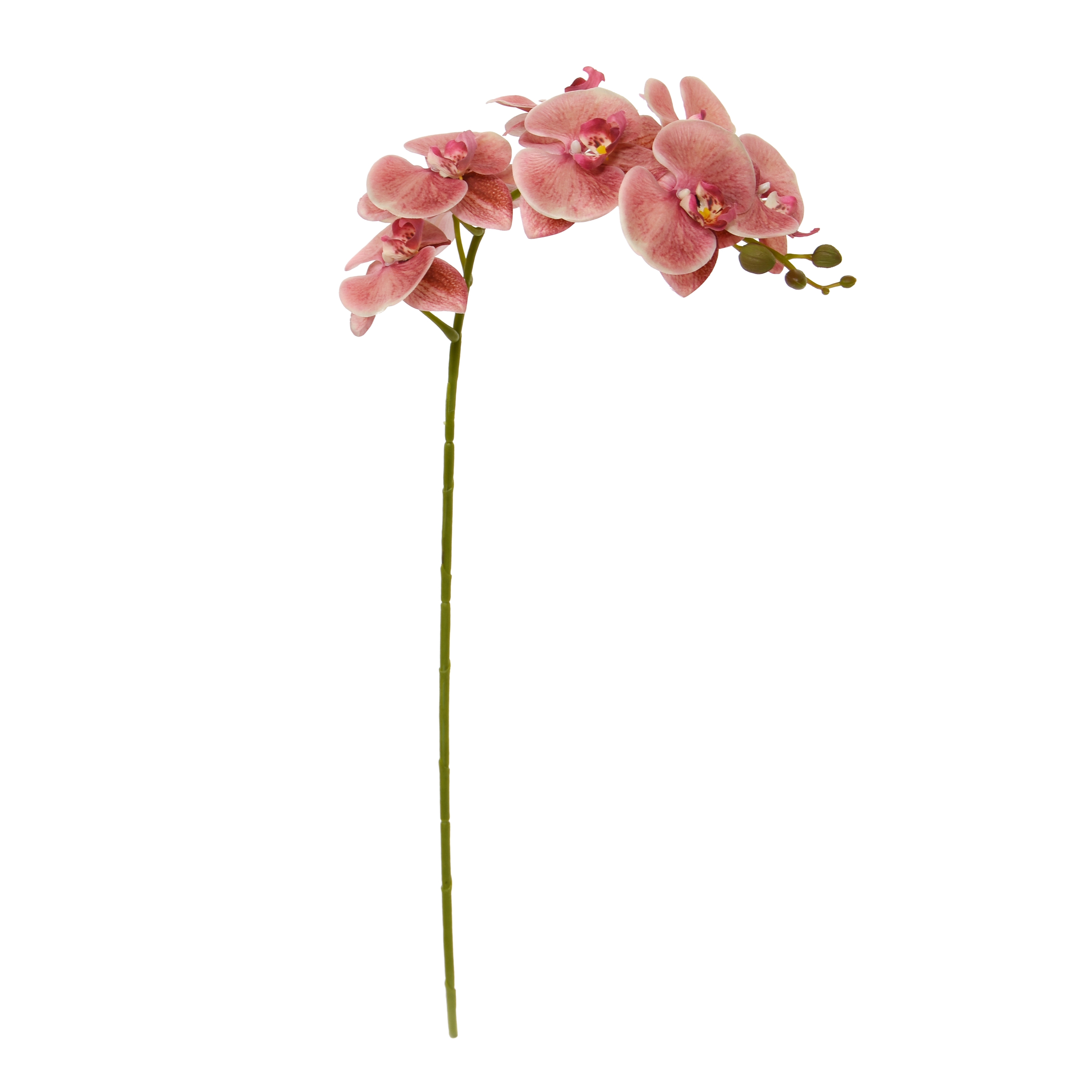 Phalaenopsis fiore artificiale 95cm Salmone