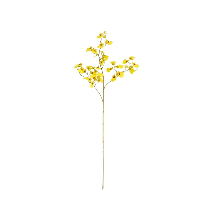 Ramo di Oncidium Fiorita Artificiale 78cm Gialla
