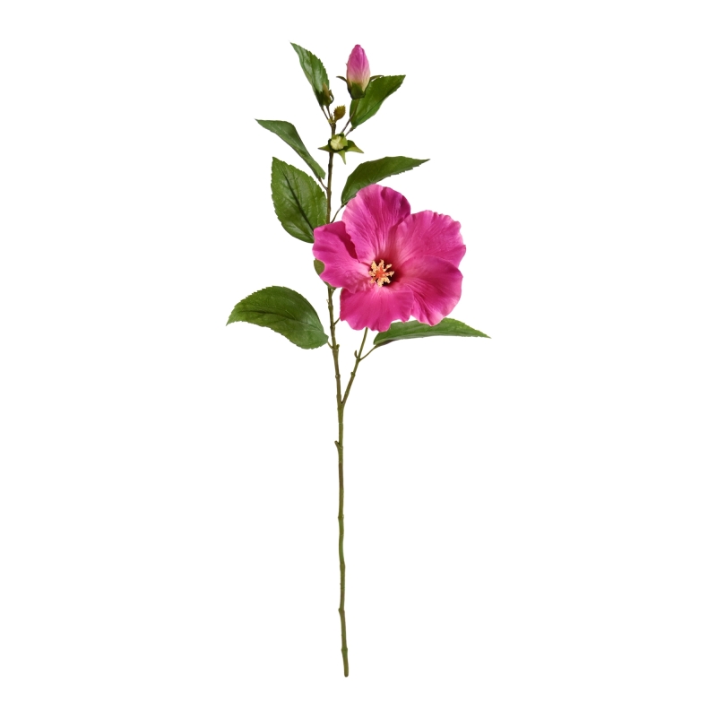 Ramo di ibisco 65 cm - cerise