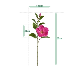 Ramo di ibisco 65 cm - cerise