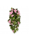 Geranio artificiale sospeso deluxe 70cm rosa
