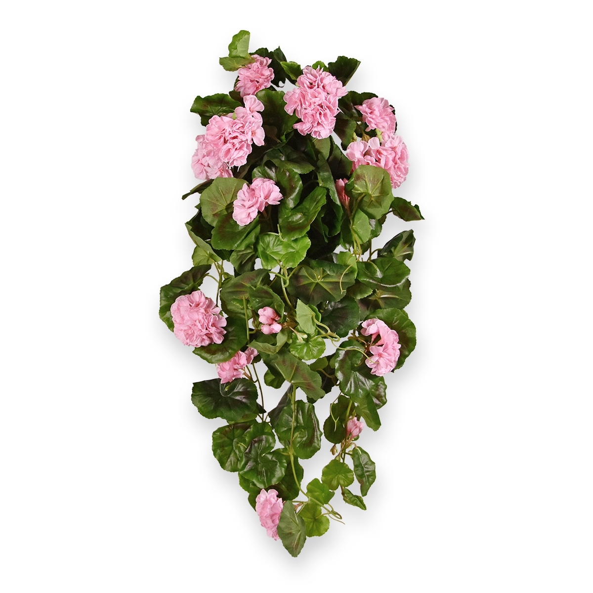 Geranio artificiale sospeso deluxe 70cm rosa