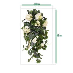Geranio da appendere Arte 65cm UV Crema