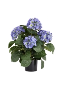 Pianta artificiale di ortensia deluxe 45 cm - blu