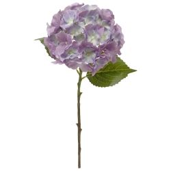 Ortensia fiore artificiale 50cm viola