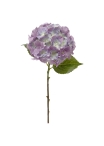 Ortensia fiore artificiale 50cm viola