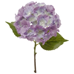 Ortensia fiore artificiale 50cm viola