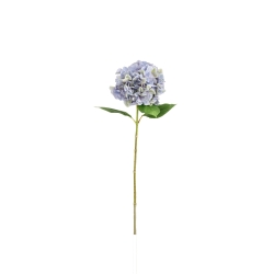 Ramo di Ortensia Artificiale N 67cm Blu