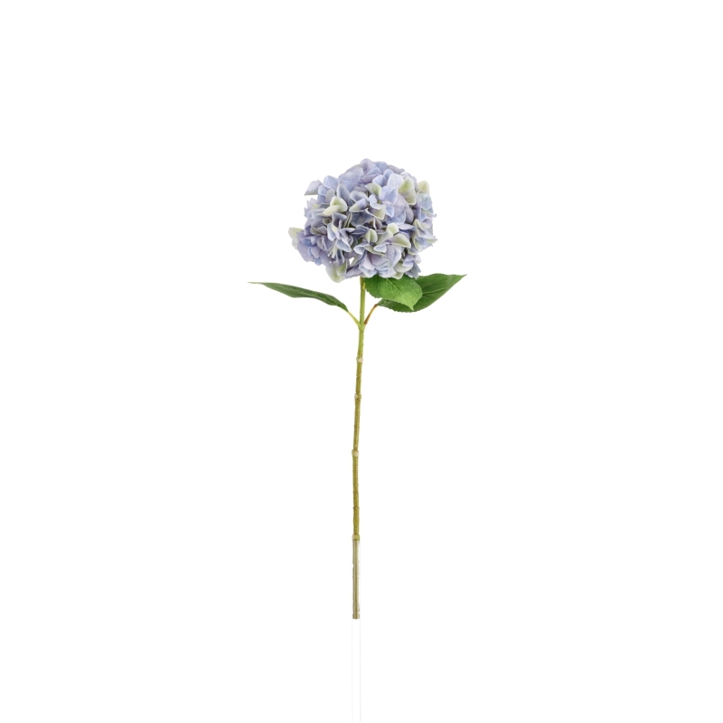 Ramo di Ortensia Artificiale N 67cm Blu