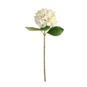 Ramo di Ortensia Artificiale N 67cm Crema