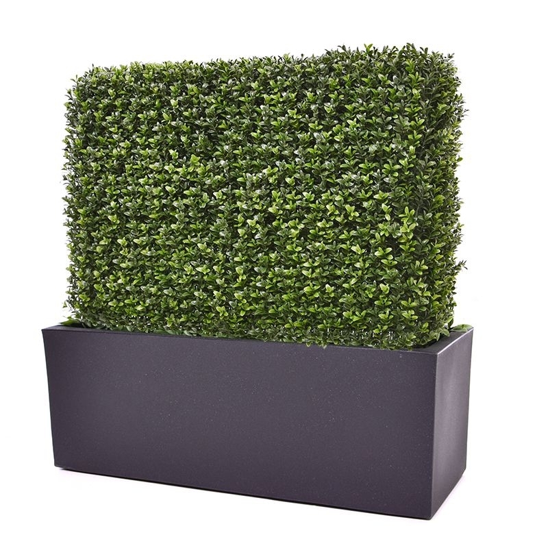 Siepe artificiale di bosso 80x25x56cm - resistente ai raggi UV