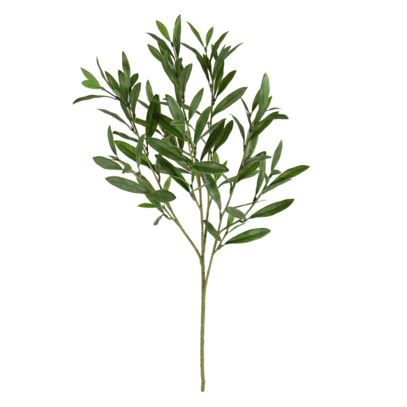 Ramo artificiale di ulivo 70 cm - verde scuro - resistente ai raggi UV