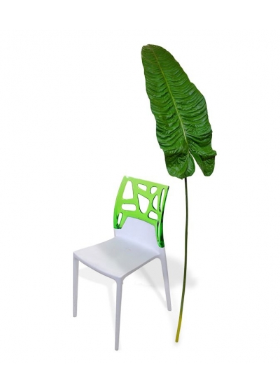 Ramo di foglie artificiali di Alocasia XL