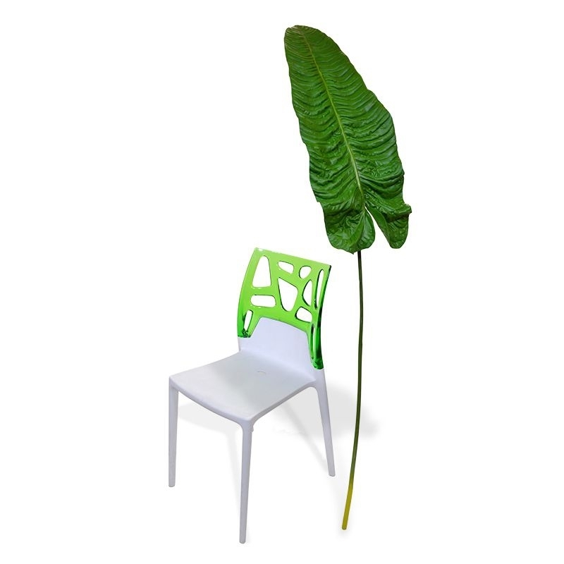 Ramo di foglie artificiali di Alocasia XL