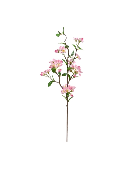 Ramo artificiale di fiori di melo deluxe 95 cm rosa
