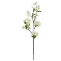 Ramo di fiori di melo finti deluxe 95 cm Crema
