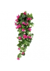 Bougainvillea artificiale da appendere 100 cm - viola