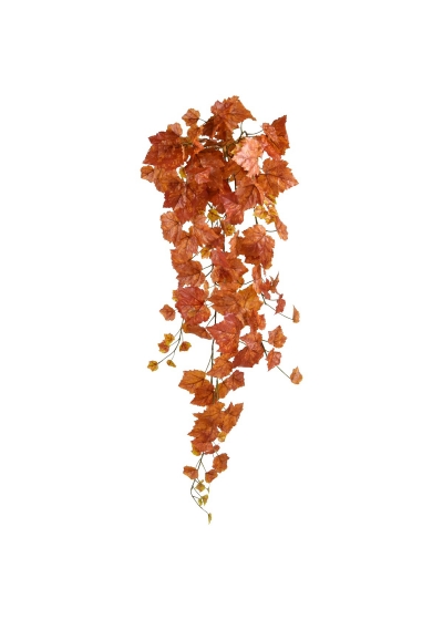 Pianta artificiale appesa Autumn Grape leaf 95cm