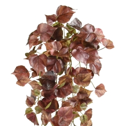 Pianta artificiale pendente autunnale Populus 65cm
