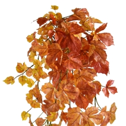 Pianta artificiale pensile Acero d'autunno 90 cm arancione