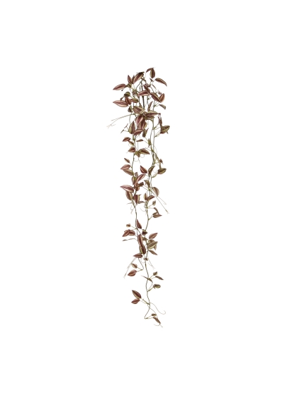 Tradescantia Ramo artificiale pendente viola 80 cm