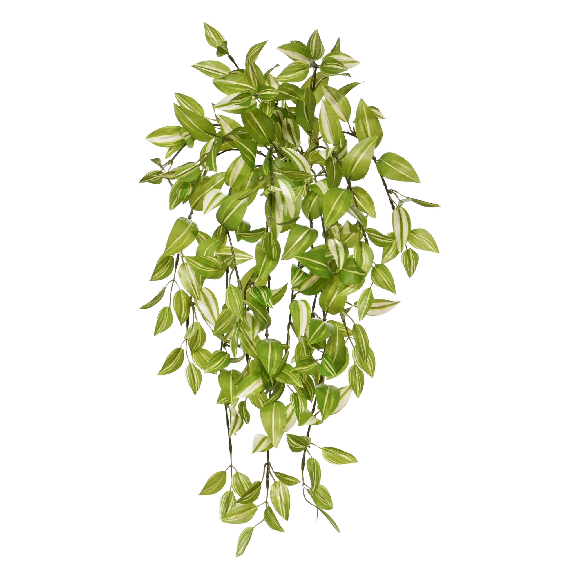 Tradescantia Pianta artificiale pendente variegata 50 cm