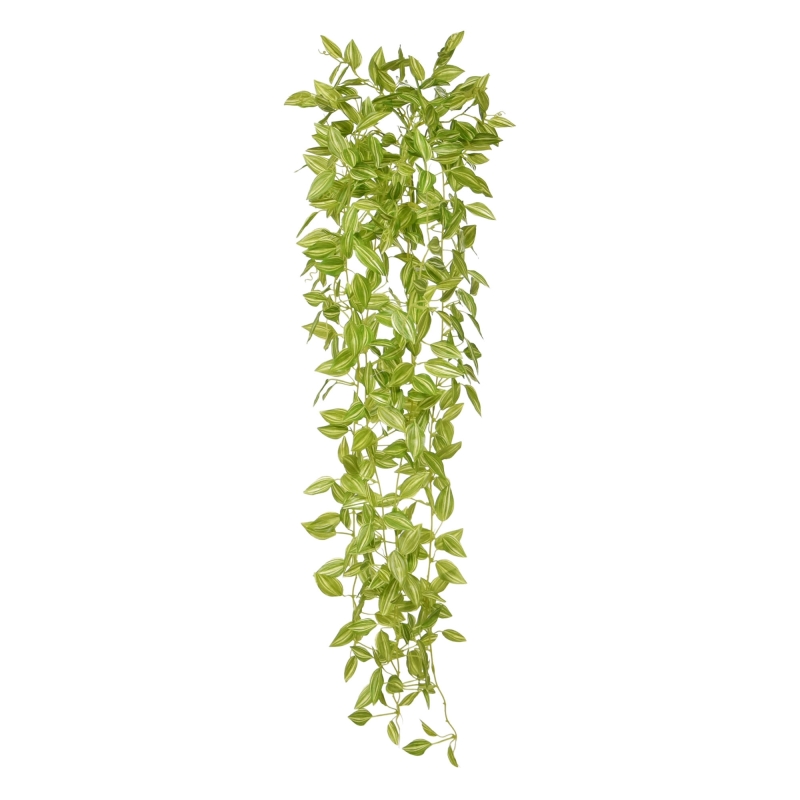 Tradescantia Pianta artificiale ricadente verde-variegata 90cm