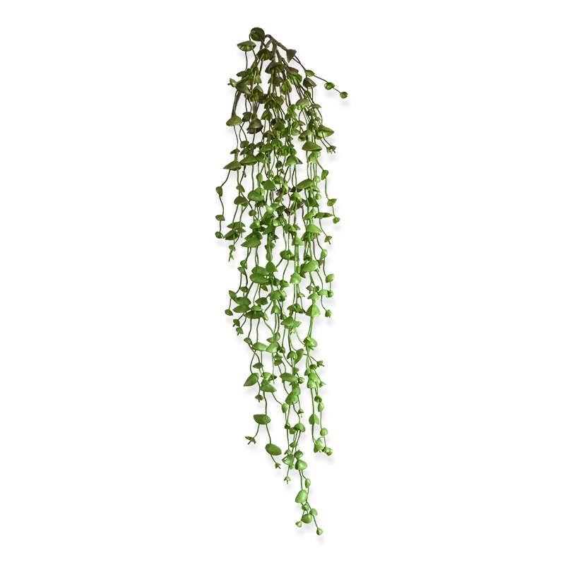 Pianta artificiale a filo di perle 60 cm verde