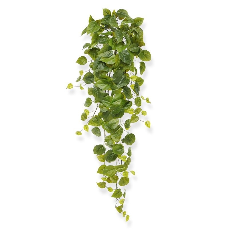 Filodendro artificiale sospeso 80 cm verde