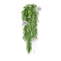 Mimosa artificiale da appendere 65 cm