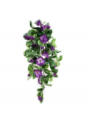 Petunia deluxe pianta artificiale ricadente 80 cm - viola