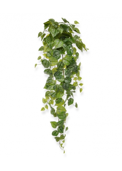 Pianta artificiale Scindapsus Pictus da appendere 90 cm