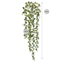 Peperomia Prostrata artificiale da appendere 80 cm