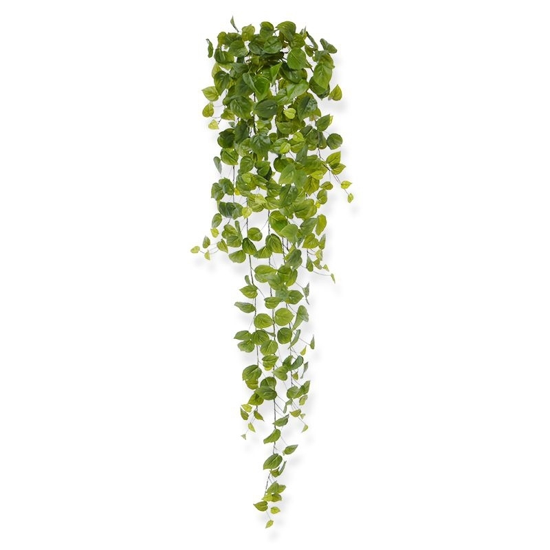 Filodendro artificiale sospeso 130 cm verde