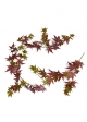 Ghirlanda artificiale autunnale di aceri 180 cm bordeaux