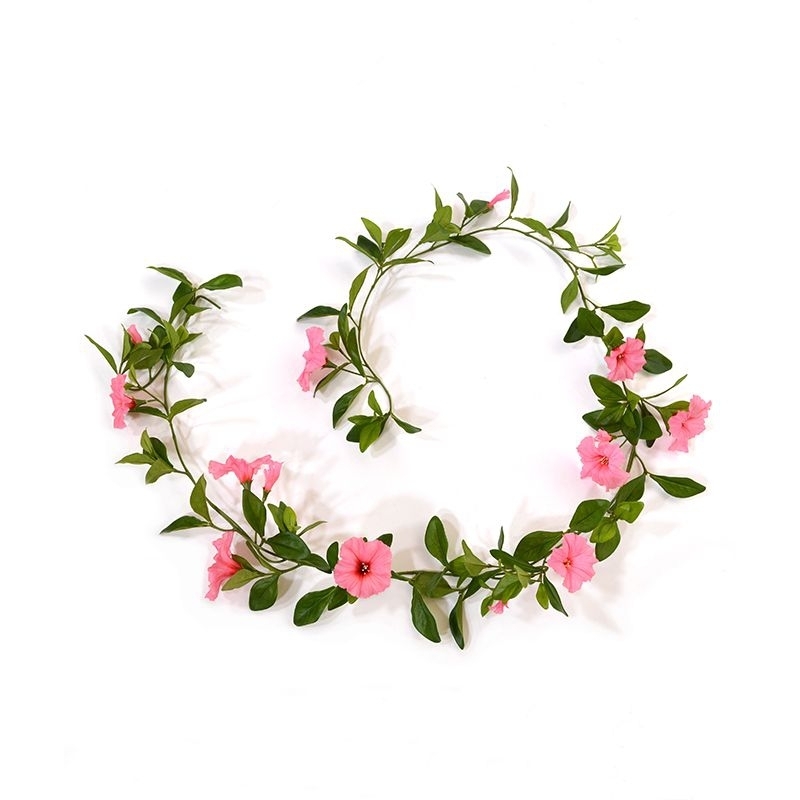 Ghirlanda di petunie Deluxe 180 cm rosa