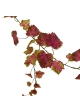 Ghirlanda artificiale di foglie d'uva 180 cm rosa
