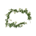 Ghirlanda di edera stellata 180 cm verde