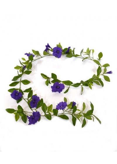 Ghirlanda di petunie Deluxe 180 cm viola