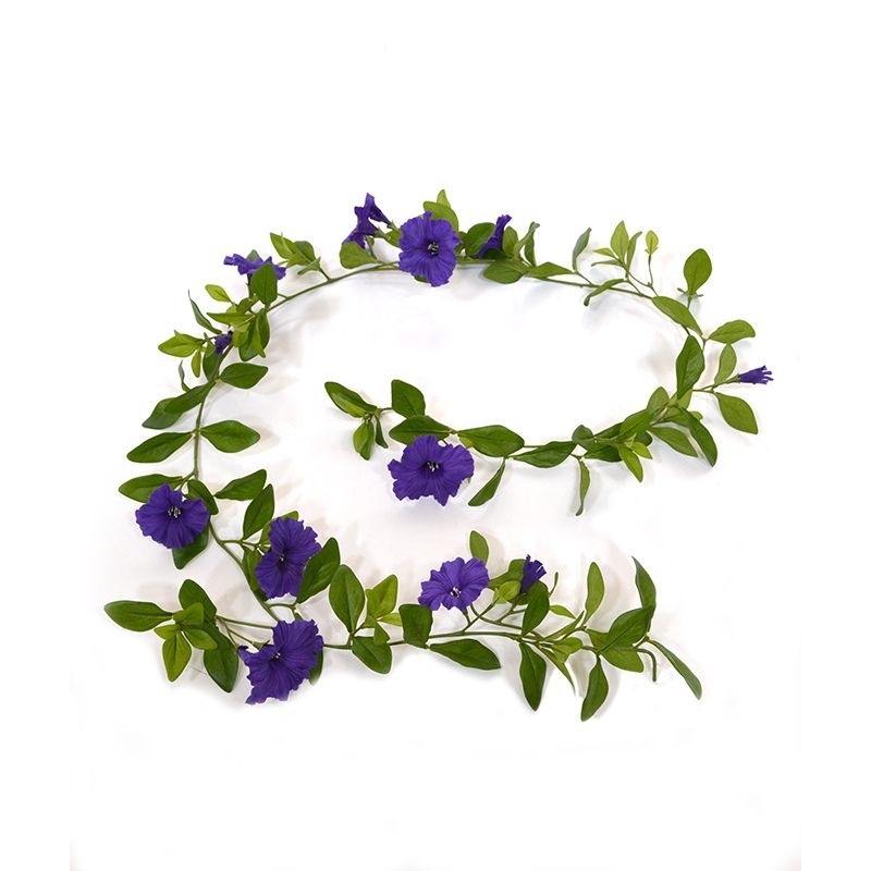 Ghirlanda di petunie Deluxe 180 cm viola