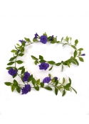 Ghirlanda di petunie Deluxe 180 cm viola
