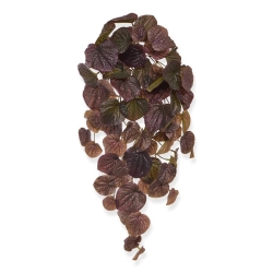 Peperomia Caperata kunsthanger 60cm - burgundy