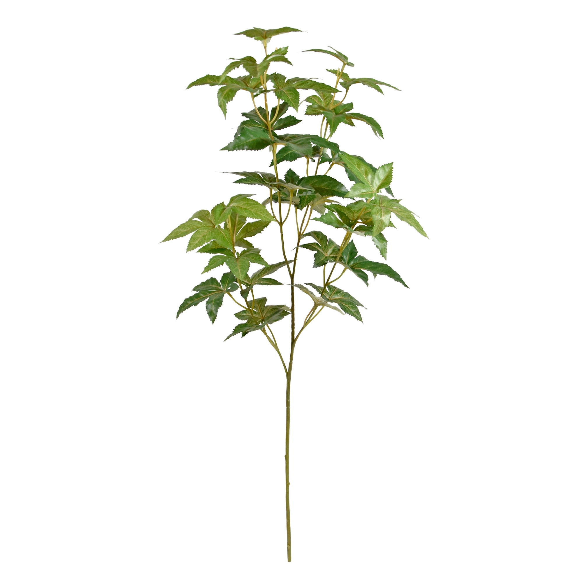 Ramo di foglie artificiali di acero 100cm verde