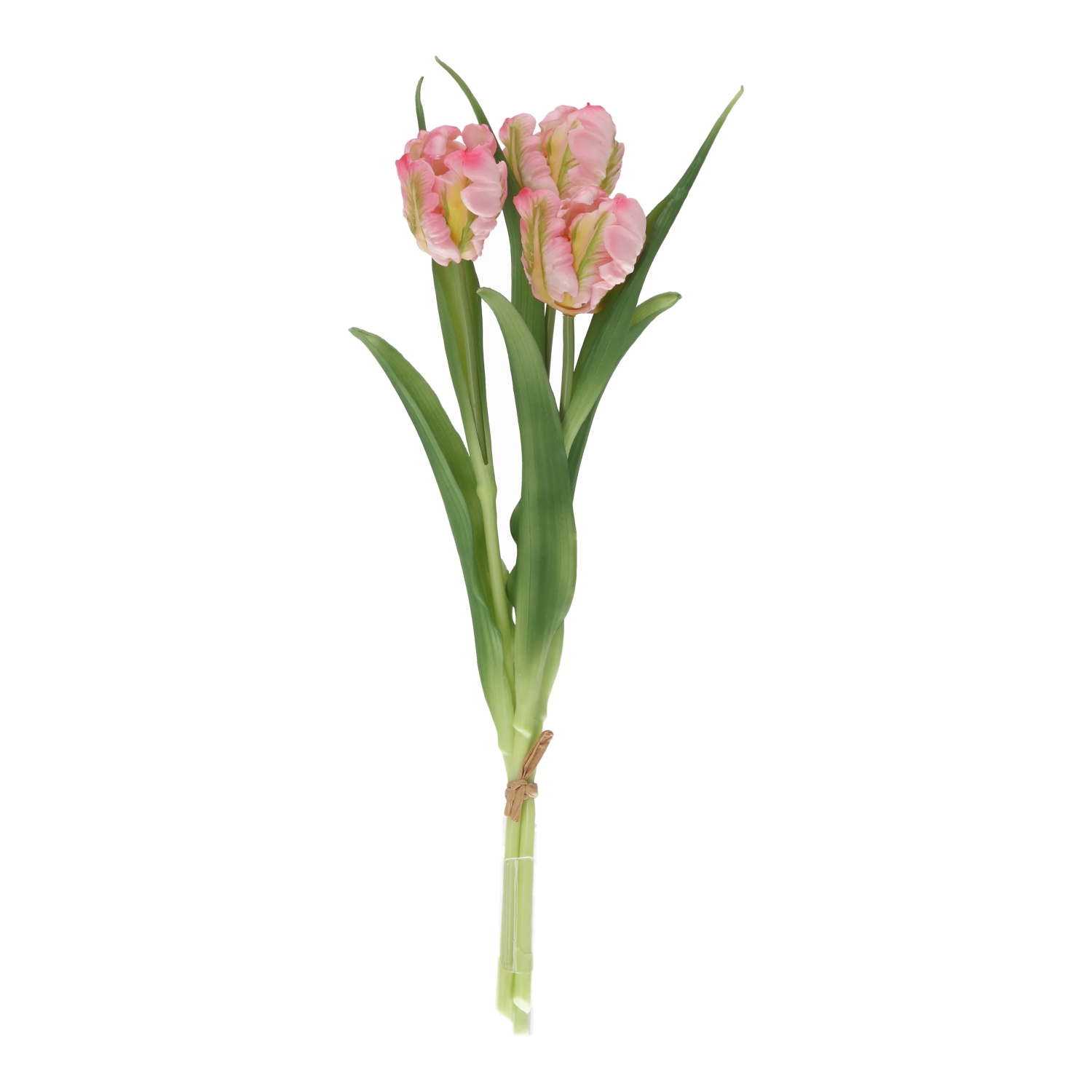 Mazzo di tulipani artificiali RT rosa 40 cm